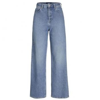 Tokyo Wide Fit High Waist Light Blue Denim Jeans for Women