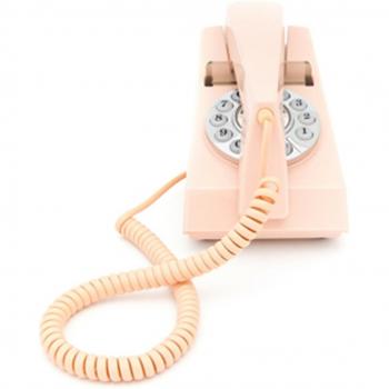 GPO 1960 Retro Push-Button Trim Phone - Pink