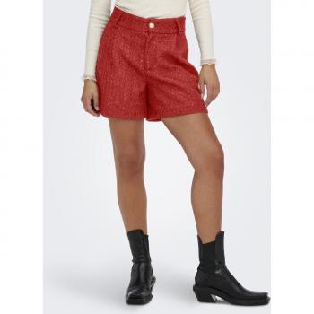 Short de Tweed Naranja para Mujer