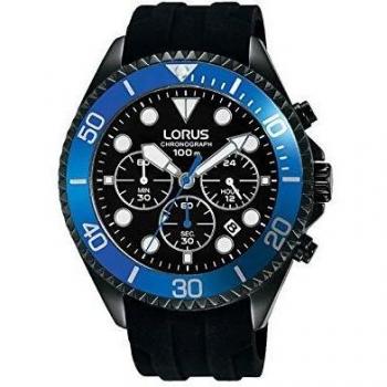 Reloj Hombre Lorus RT323GX9 Negro Silicona 10 Atm