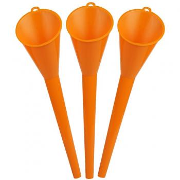 Larcele 10inch/26cm plastico Cuello largo Multiusos Embudo 3 piezas JYLD-01