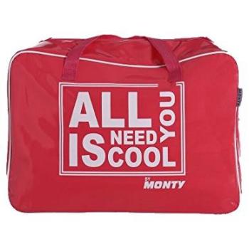 Nevera Portátil Arditex 'Todo lo que Necesitas es Fresco' de PVC Roja 43 x 18 x 30 cm