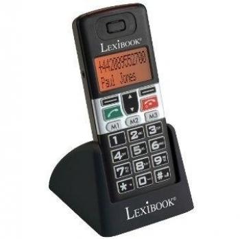 LEXIBOOK - Senior Mobile MP100 - Teléfono Fijo inalámbrico con Teclas Grandes [Importado de Francia]