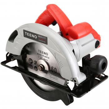 TEENO Sierra circular, hoja de Ø185mm x 25.4 mm, 4700 rpm, 1400 W, 230V