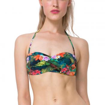 Desigual BIKI_TRIPO, Bikini para Mujer, Verde