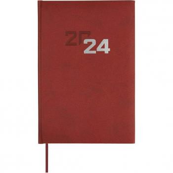 Finocam Agenda Dynamic Milano Y10 1 Día Página 140x204mm Burdeos Año 2024 Multilingüe