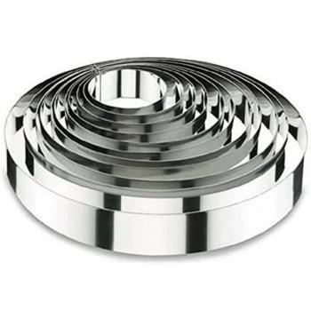 Lacor - 68308 - Aro Redondo Entremet 8x3,5cm Inox.