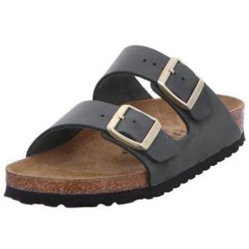 Birkenstock Arizona Oiled Leather Mules for Women - Thyme - EU38