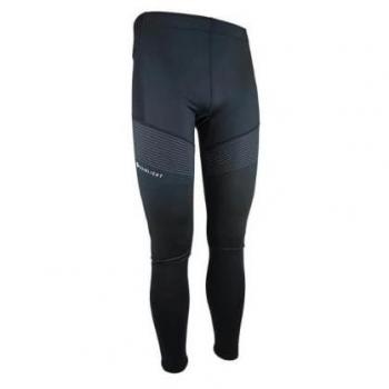 Malla larga Raidlight Wintertrail Tight para hombre, color negro y gris oscuro, talla XS