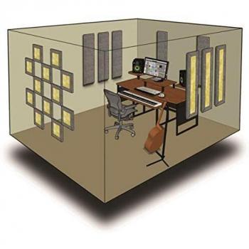 Primacoustic London 10 Acoustic Treatment Kit - Grey Room Set for 10m²