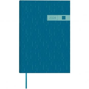 Agenda Finocam 2024 Dynamic Porto Y10 Semana Vista Vertical 140x204mm Azul Catalán Multilingüe Encuadernada