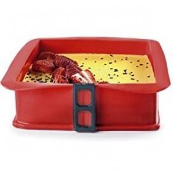 IBILI 875800 Desmontable cuadrado con base de cristal