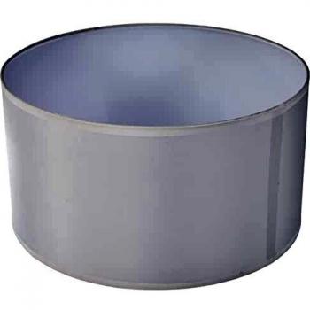 Rayher 23085102 Pantalla de lámpara para lámparas de pie y techo, E27, máx 60 vatios, diametro 30 cm, alto 16 cm, 100% poliéster, blanca