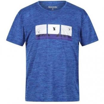 Camiseta Regatta Findley Jaspeada Infantil con Diseño Impreso para Niños/Niñas
