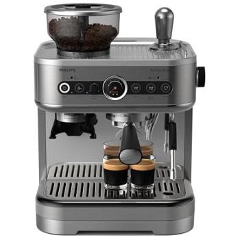 Cafetera Expreso Semiautomática Philips Barista Brew PSA3228/01 con Molinillo Integrado, Capacidad 2,3L y Presión de 15 Bar