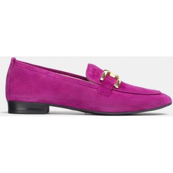 Mocasines Baxter de mujer en ante con detalle en el empeine
