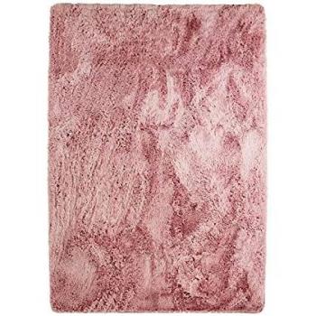 Alfombra de salón o dormitorio NEO YOGA - Microfibra extra suave - 190 x 290 cm - Rosa