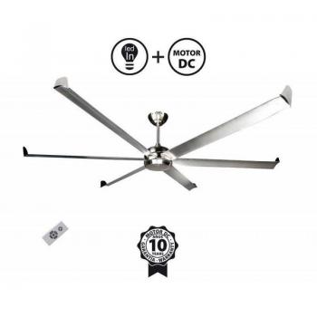 Ventilador de techo DC con WiFi y luz LED 236cm