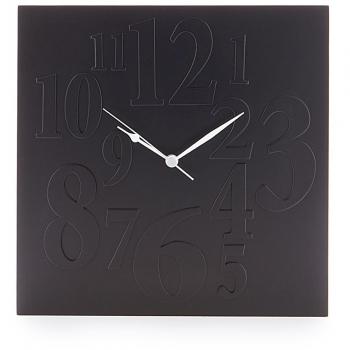 Wink design, Bakersfield Negro reloj de pared, Negro