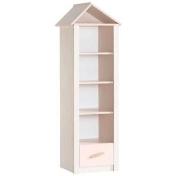 Estantería Casita Rosa con Cajón 164,4x47,4x41,3 cm