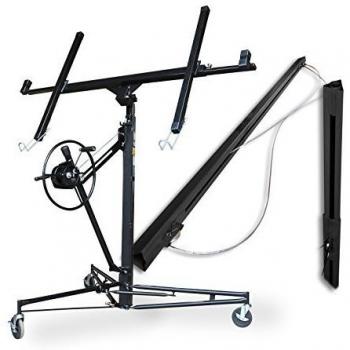 Grúa Elevadora Portátil para Paneles de Yeso XL con Extensión de 140 cm - Capacidad Máxima 68 kg