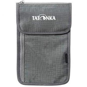 Tatonka Neck Wallet Carteras de Cuello, Unisex Adulto, Gris, 14 x 22 x 1 cm