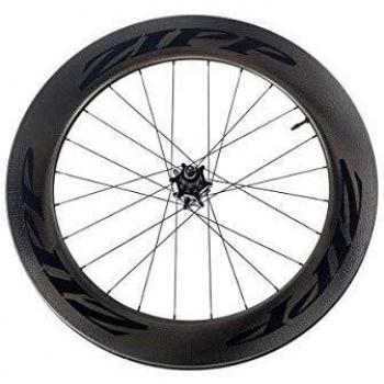 Zipp 808 - Rueda Delantera con reposabrazos, Color White Decal, tamaño Size 700C