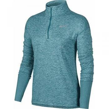NIKE W NK ELMNT Top HZ Sudadera, Mujer, Mineral Teal/htr/Reflective silv, M
