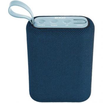 Mini Altavoz Bluetooth Portátil Inalámbrico Sogo Azul