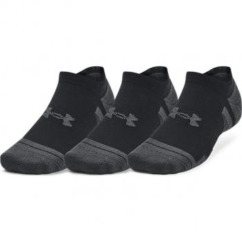 Under Armour Performance Tech No Show Socks 3-Pack Black - M