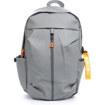 Mochila multi compartimento DAM con porta laptop de 13, capa impermeable, adaptable a trolley, toma USB externa, repelente al agua, dimensiones 31,14x15x43 cm