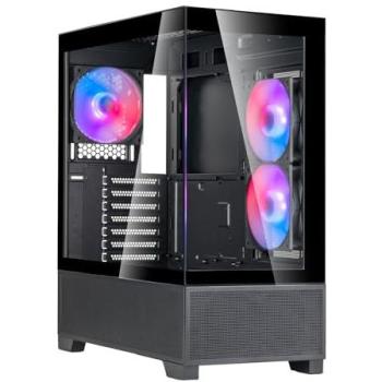 Caja PC SilverStone Lucid 05 Midi Torre ATX con RGB y Cristal Templado