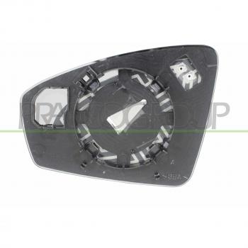 Cristal de espejo retrovisor exterior PRASCO VG8107503 para Volkswagen