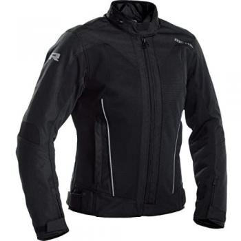 Chaqueta textil de motocicleta Richa Airstream-X para mujer, impermeable, color negra, talla 5XL
