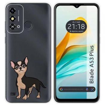 Funda de Silicona para ZTE Blade A53 Plus con Diseño de Perros 05