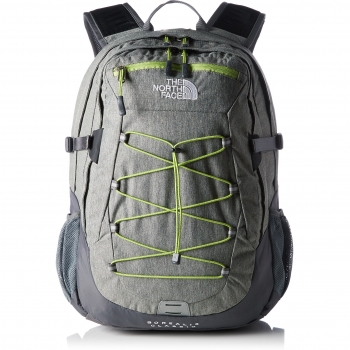 North Face Borealis Classic - Mochila unisex, color gris / verde, talla única
