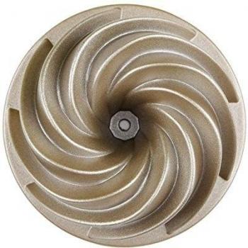 ZY Molde/4-pulgada (5,25 pulgadas) de la hornada / fundición de aluminio/Tornado forma/pastel de molde/hornear bandeja horno uso / para hogar/doble antiadherente/hueco , golden
