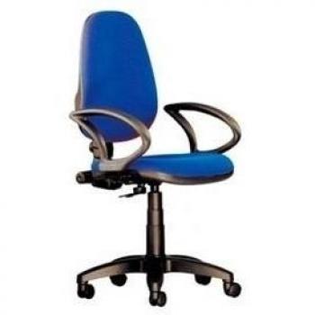 5 Star Quito Silla de Oficina, Regulable, Color Azul, 58.5x64x32.5 cm