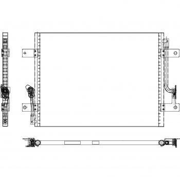 BEHR HELLA SERVICE 8FC 351 309-311  Condensador, aire acondicionado