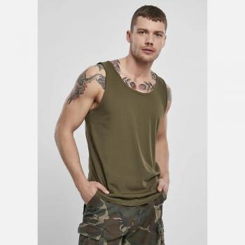 Brandit Olive Men's Tank Top - Size M (S to 5XL)