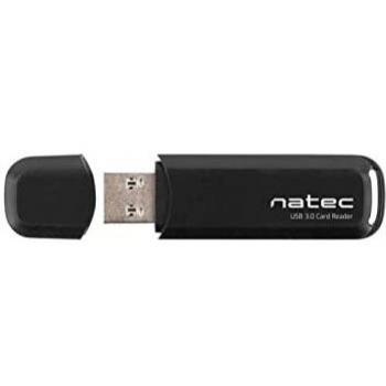 Lector DE Tarjetas NATEC USB 3.0 Scarab 2 SD/Micro SD Negro