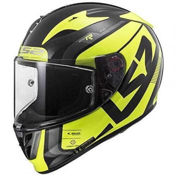 LS2, casco integral para moto Arrow Sting negro amarillo, XS