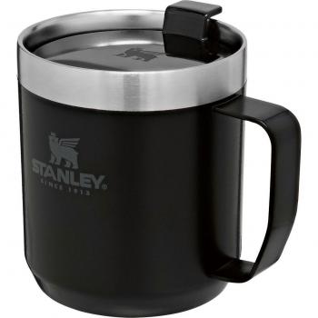 Stanley Classic Legendary Camp Mug - 0.35L - Size: One Size - Color: Black - Unisex - Keeps 1.5 Hours Hot, 3 Hours Cold - Dishwasher Safe - Stainless Steel Camping Mug - BPA-Free Thermos