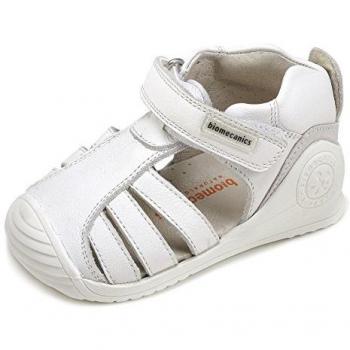Biomecanics 172142, Sandalias Bebé-Niño, Blanco