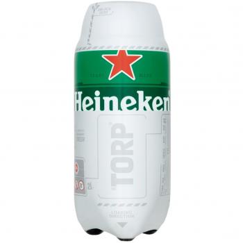 Heineken Cerveza Lager Barril Torp, 2L