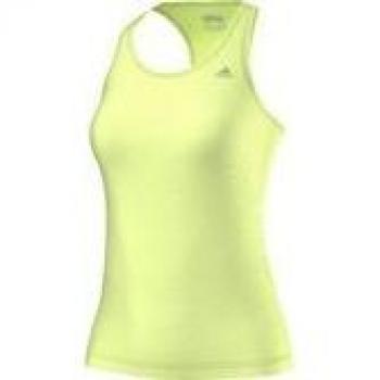 adidas Aerok Tank - Camiseta para Mujer, Color Amarillo/Plata, Talla XS