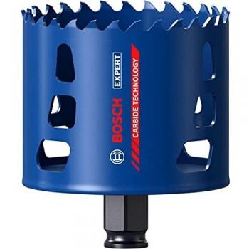 Bosch Professional 1x Sierra de corona Expert Tough Material (para Madera con metal, Ø 80 mm, accesorios Taladro de impacto rotativo)