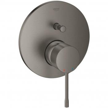 Mezclador monomando Grohe Essence con inversor de 2 vías, acabado grafito duro cepillado - 24058AL1