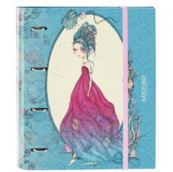 Carpeta Equipada SANTORO GORJUSS Mirabelle Marina A4 4 Anillas 30 mm