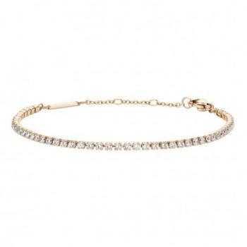 Pulsera Tenis Mujer Daniel Wellington DW00400387 Oro Rosa 155-185 mm
